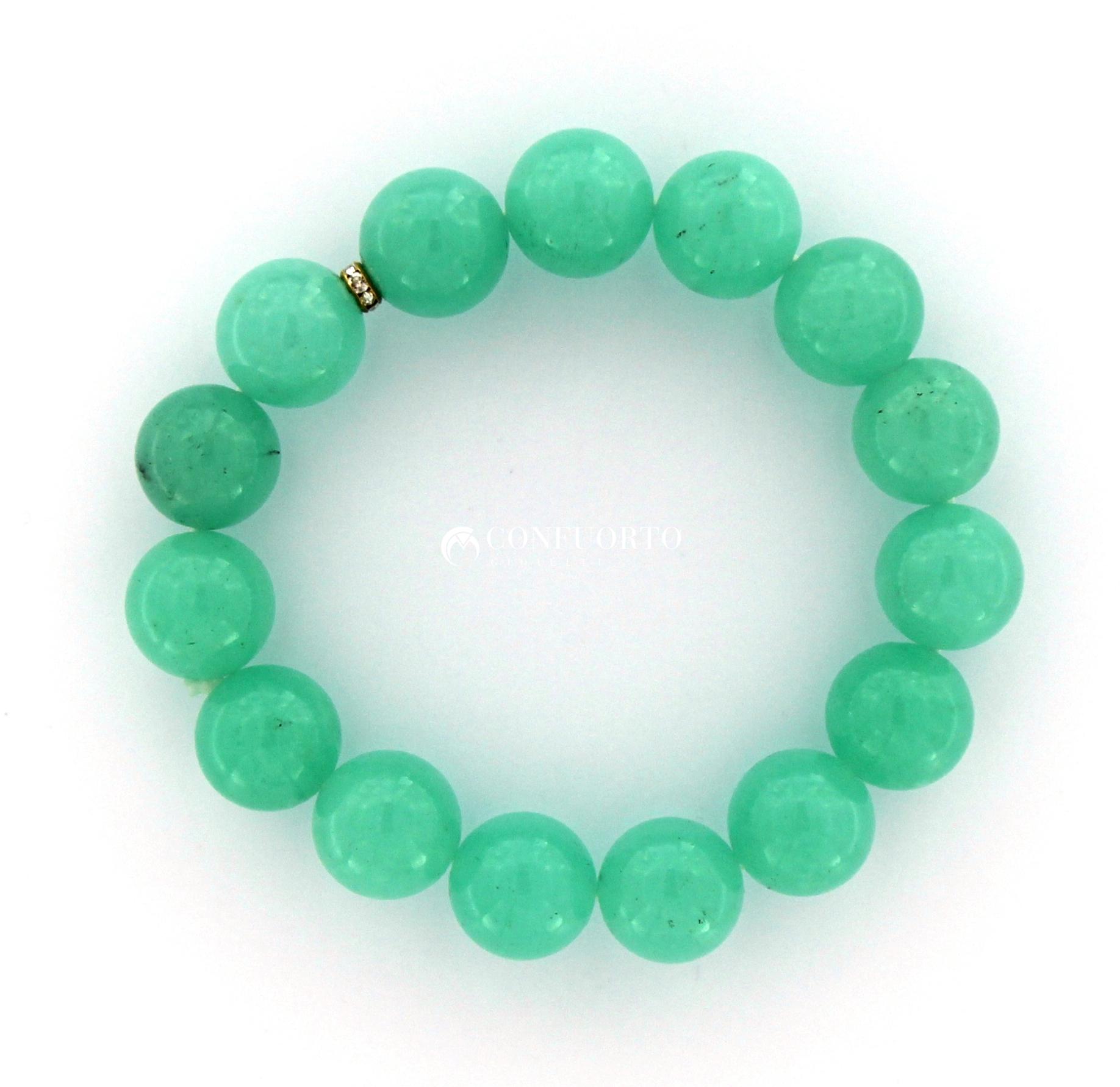 BRACCIALE ELASTICO IN AGATA